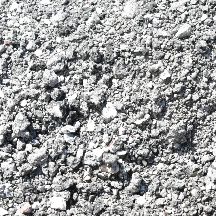 Closeup of Crushed Asphalt